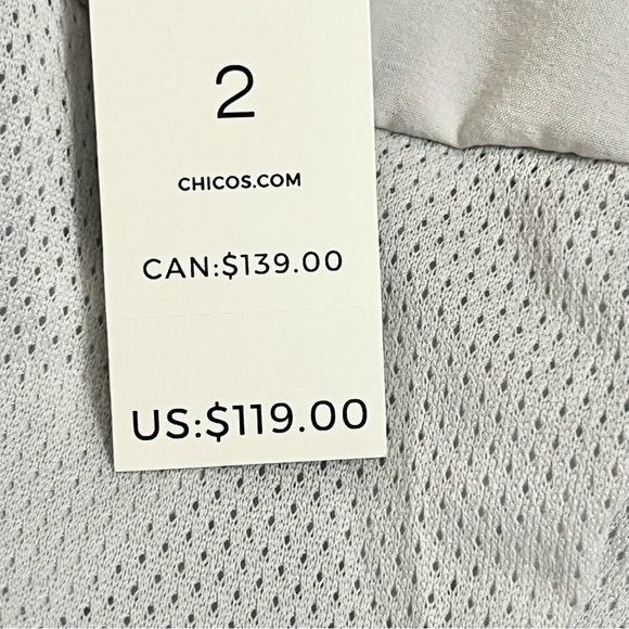 Chico’s Zenergy Camo Mix Jacket Chic Resortwear Beach - Picture 14 of 15